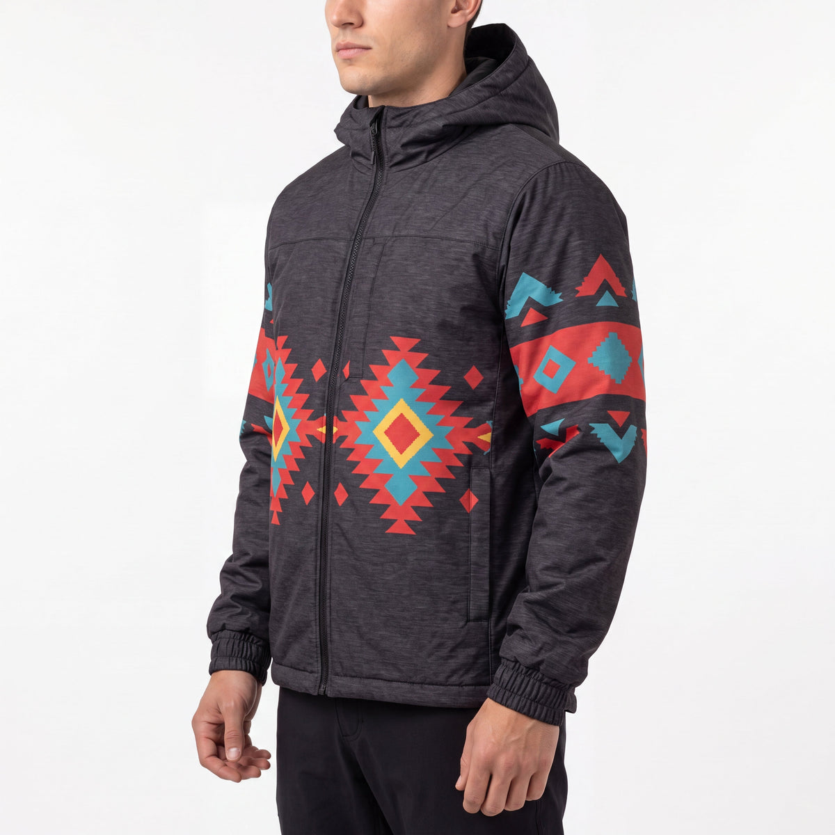 Coupe-vent OLDTRIBES™ Sunrise Peaks (Noir)
