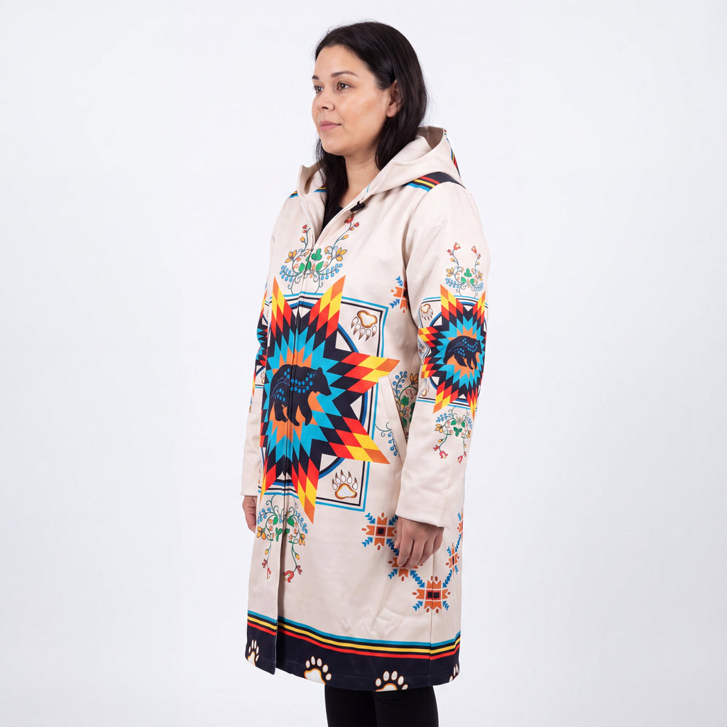OLDTRIBES Ours courageux Manteau long (blanc)