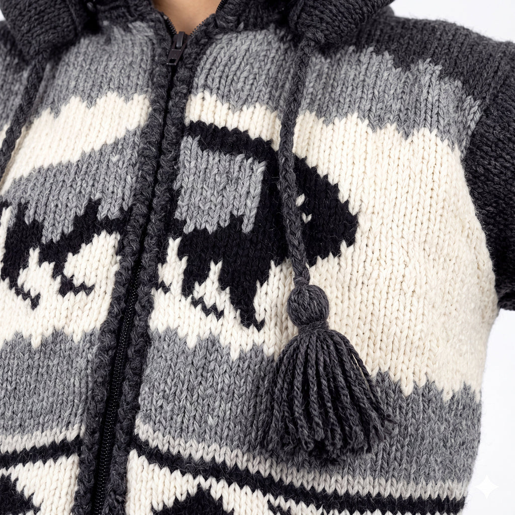 Veste en laine de bison Majestueuse OLDTRIBES™