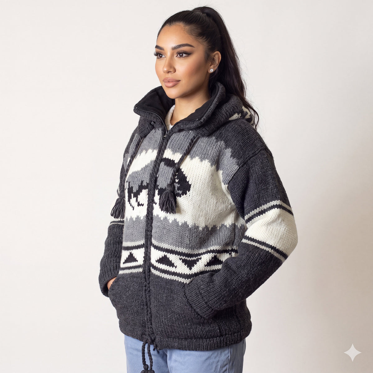 Veste en laine de bison Majestueuse OLDTRIBES™