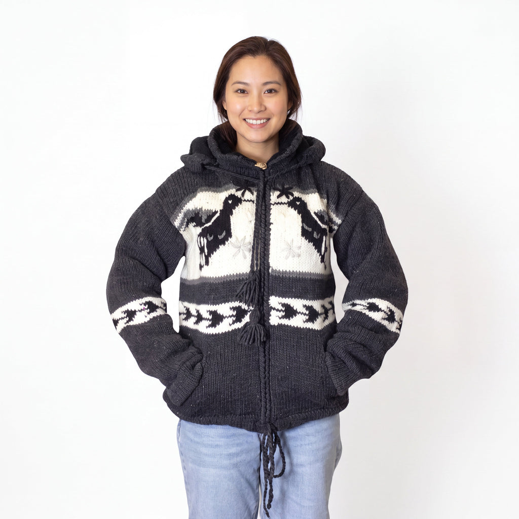 Veste en laine COLIBRIS™ Aurora par OLD TRIBES™