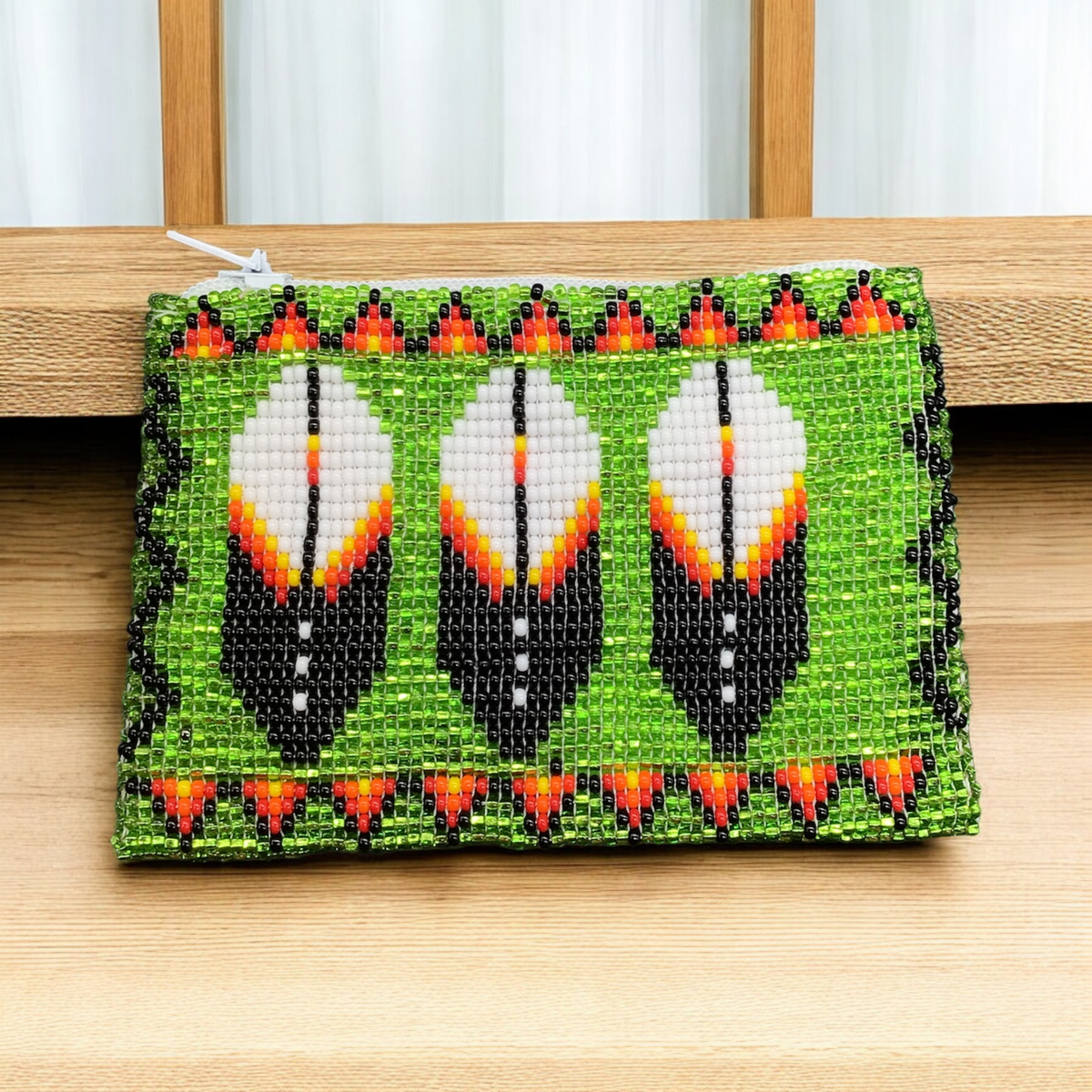 Bourse OLDTRIBES™ Perles et Plumes