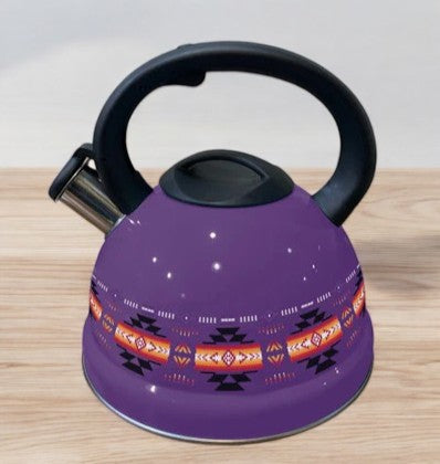 Bouilloire à thé en acier inoxydable violet 3L