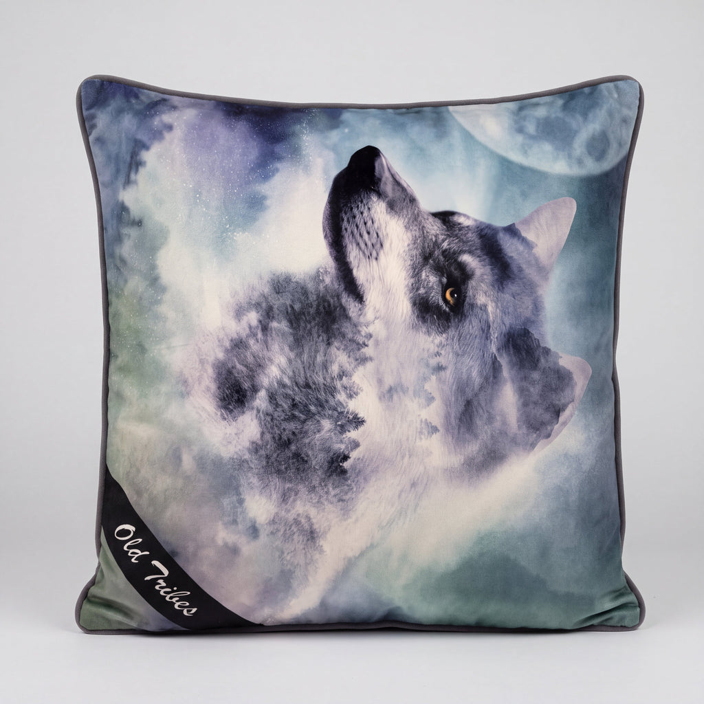 Taies d'oreiller sublimées loup OLD TRIBES™