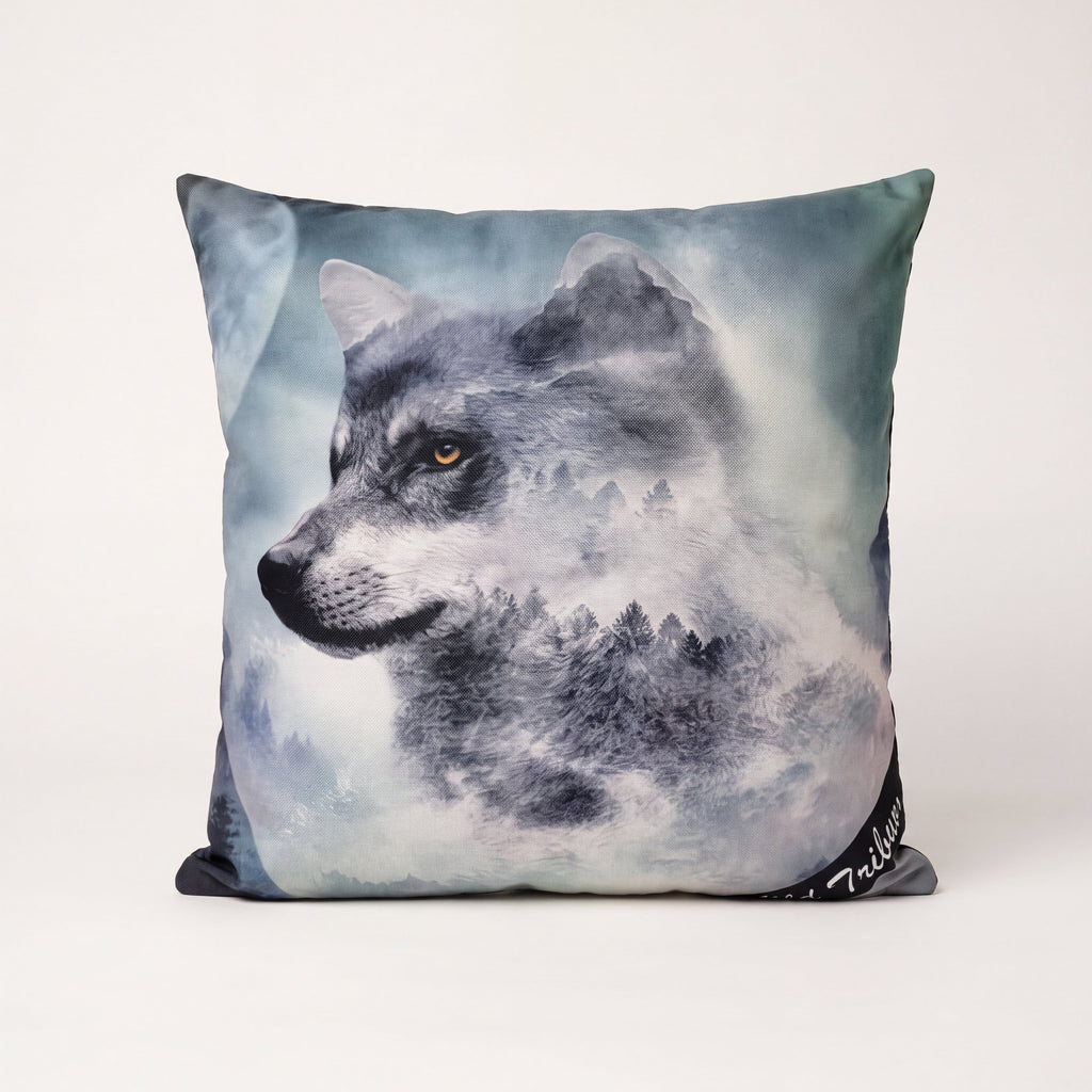 Taies d'oreiller sublimées loup OLD TRIBES™