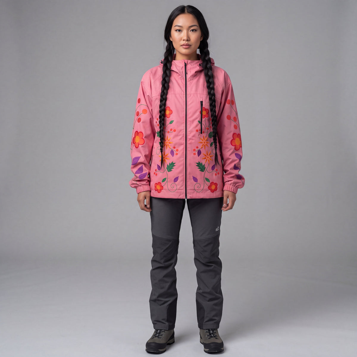 Coupe-vent OLD TRIBES™ Rose Fleur de Printemps