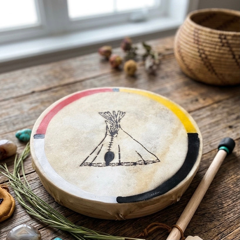 Tepee Rythme - Tambourin à main 12"
