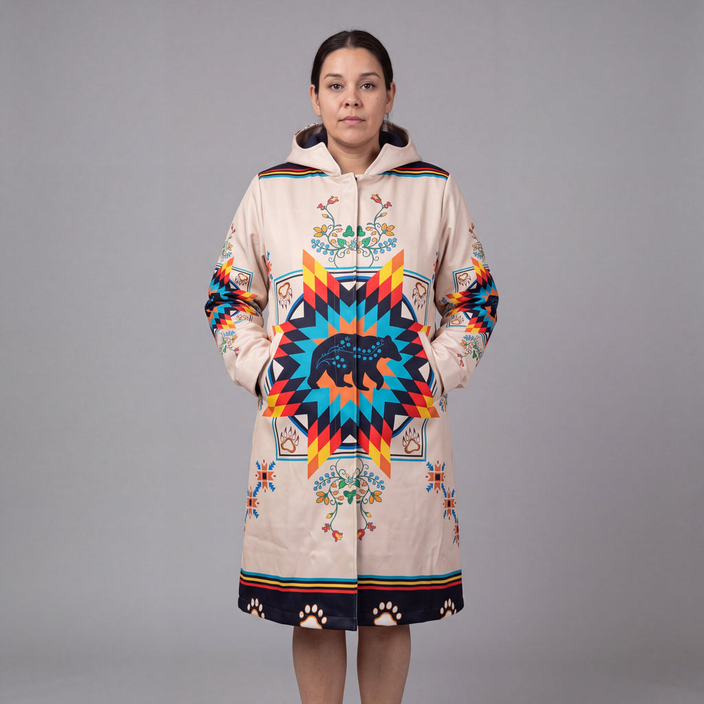 OLDTRIBES Ours courageux Manteau long (blanc)