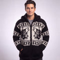Veste en laine OLDTRIBES™ Loup Lunaire