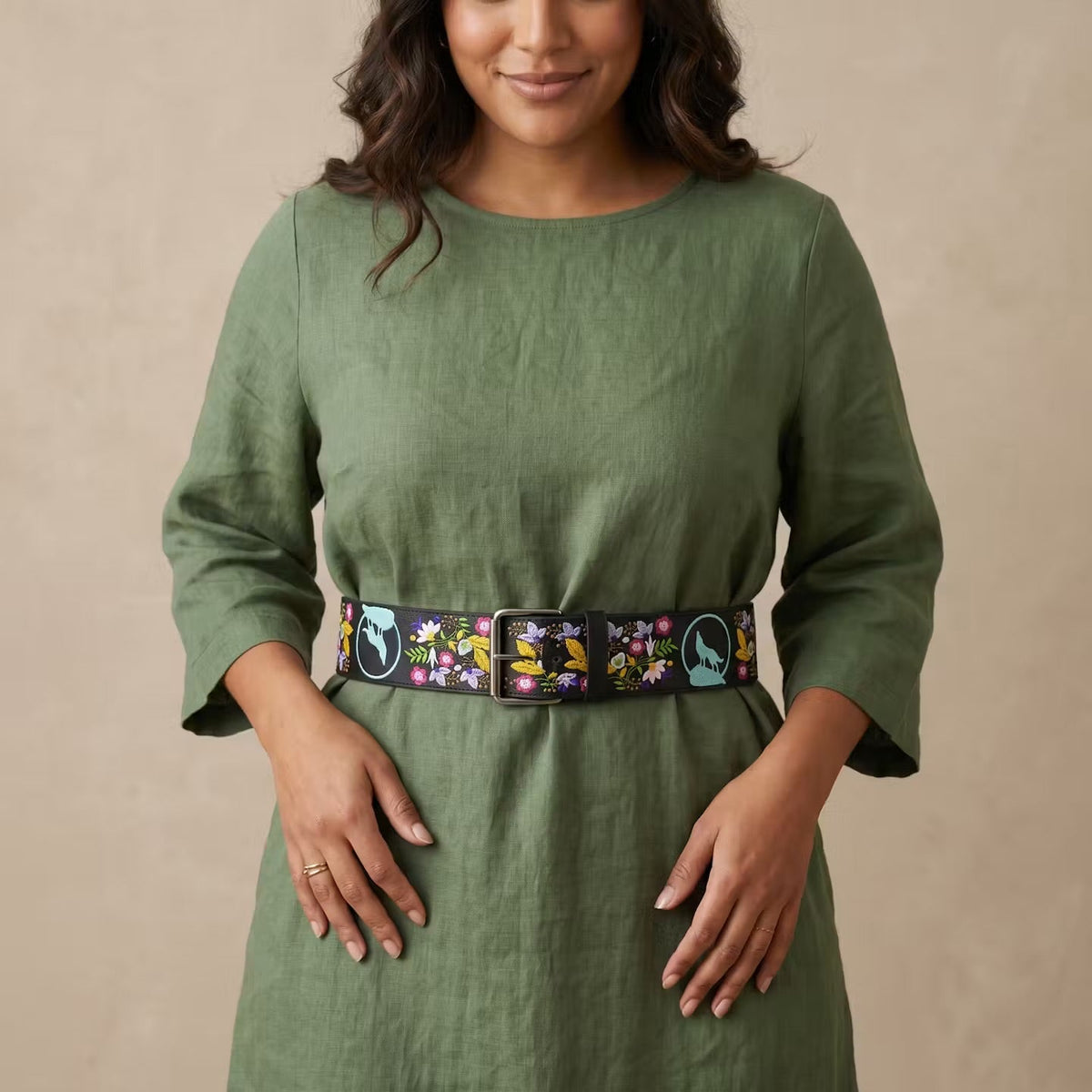 Ceinture de Regalia en cuir (LOUP)
