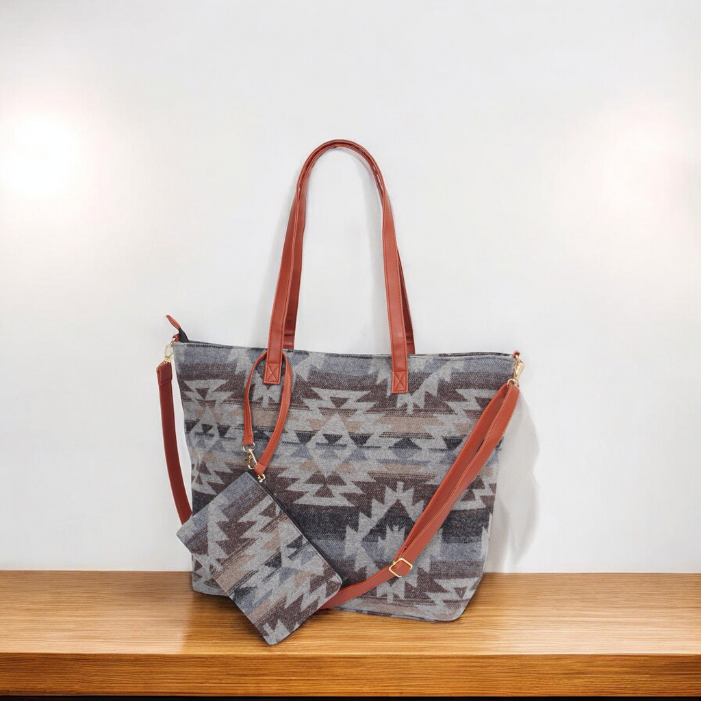 Sac cabas gris