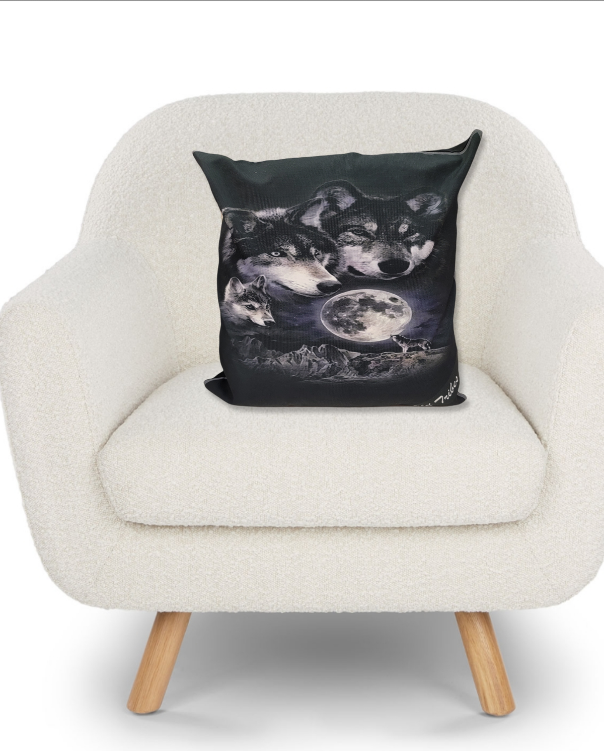 OLDTRIBES™ Taies d'oreiller Loup Sublimées