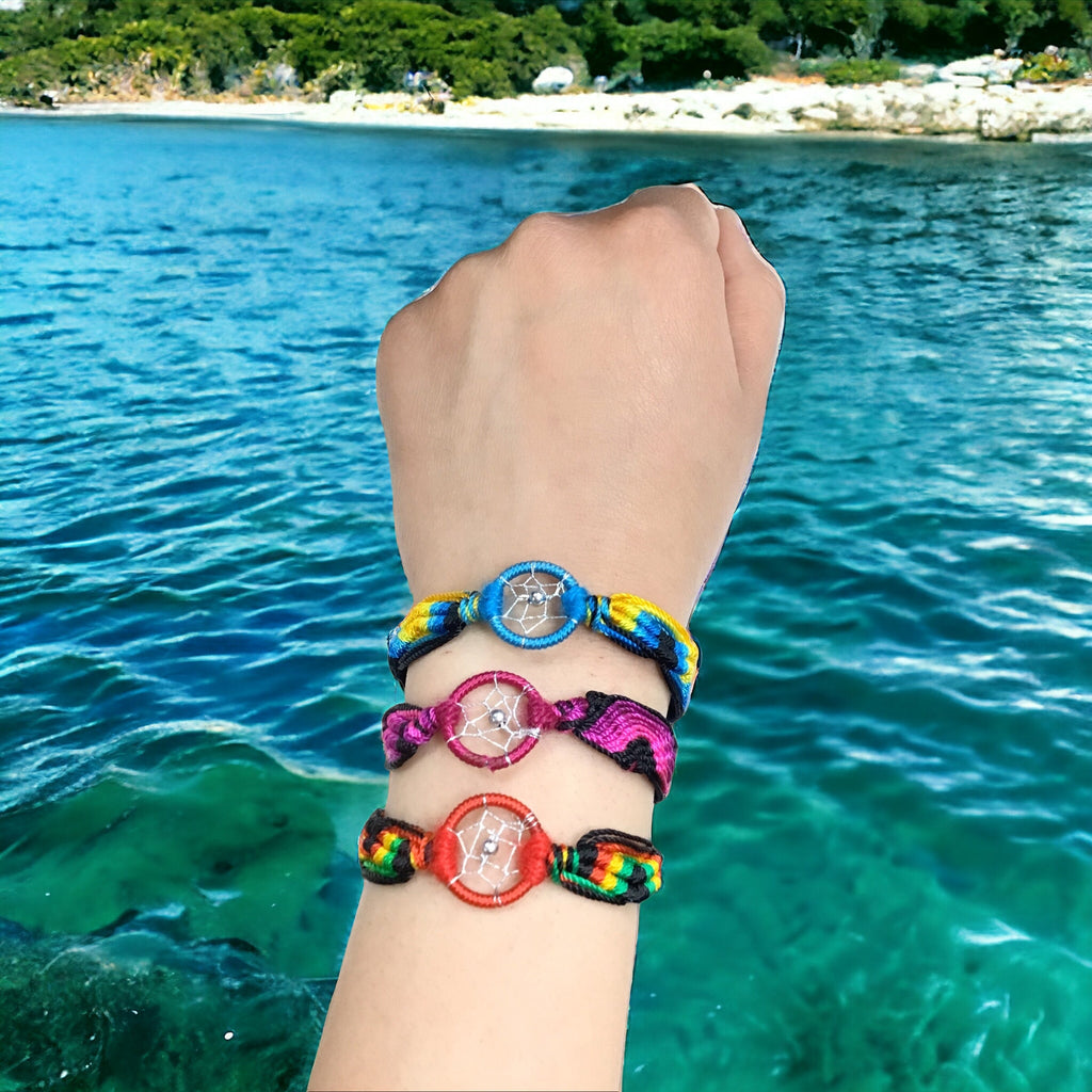 Lot de 3 bracelets attrape-rêves