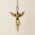 Colibri perlé doré et marron