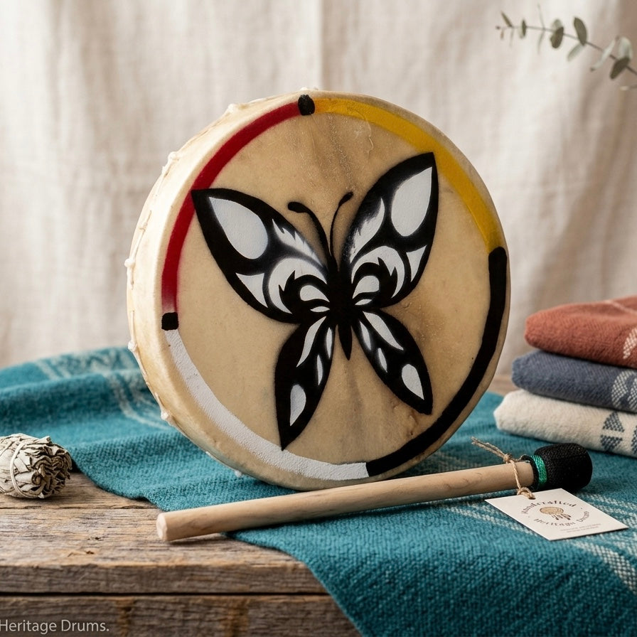 Tambourin à main 8" Butterfly