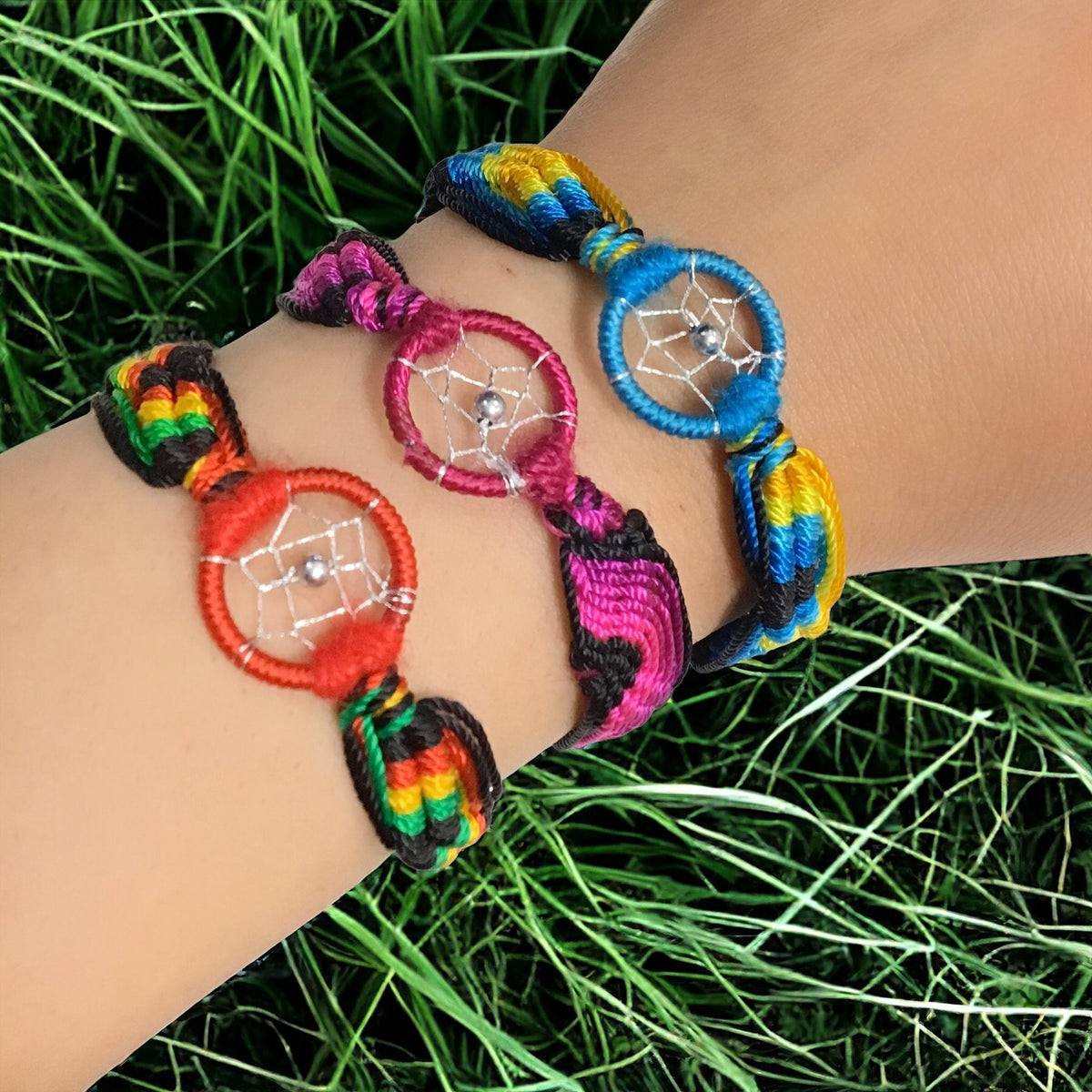 Lot de 3 bracelets attrape-rêves