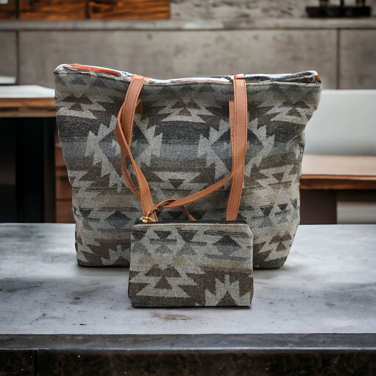 Sac cabas gris