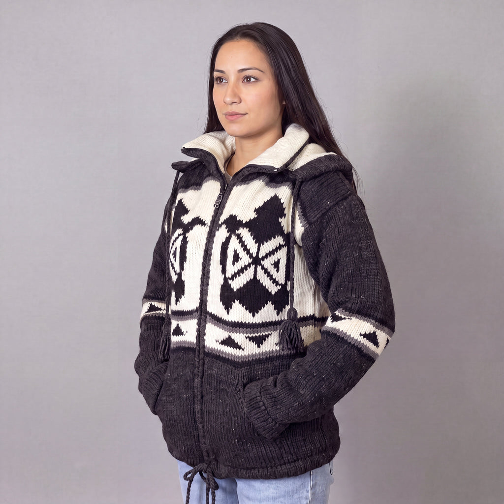 OLDTRIBES™ Veste en Laine Éternelle Tortue