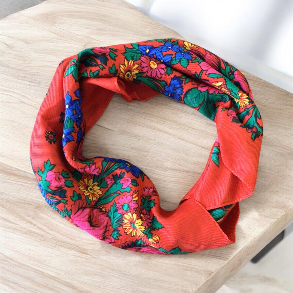 Foulard Kokum écarlate (rouge)