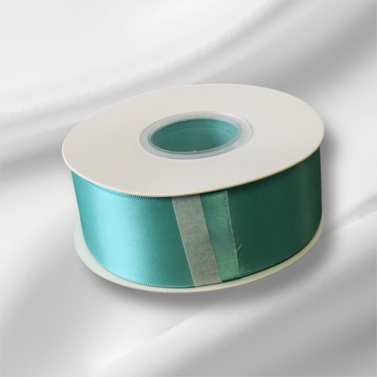 Ruban de satin double face vert clair #323 - 3,8 cm de large