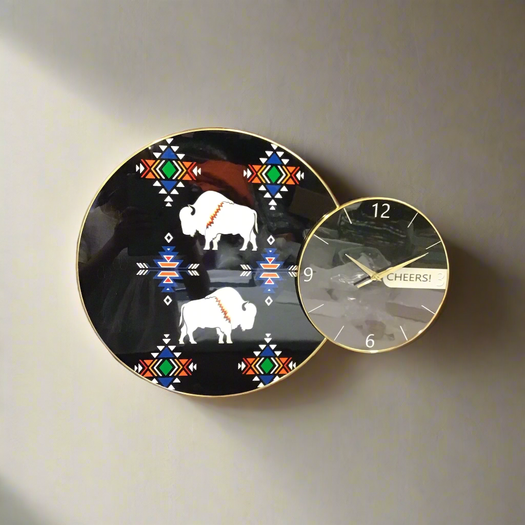 Horloge murale Buffalo Native