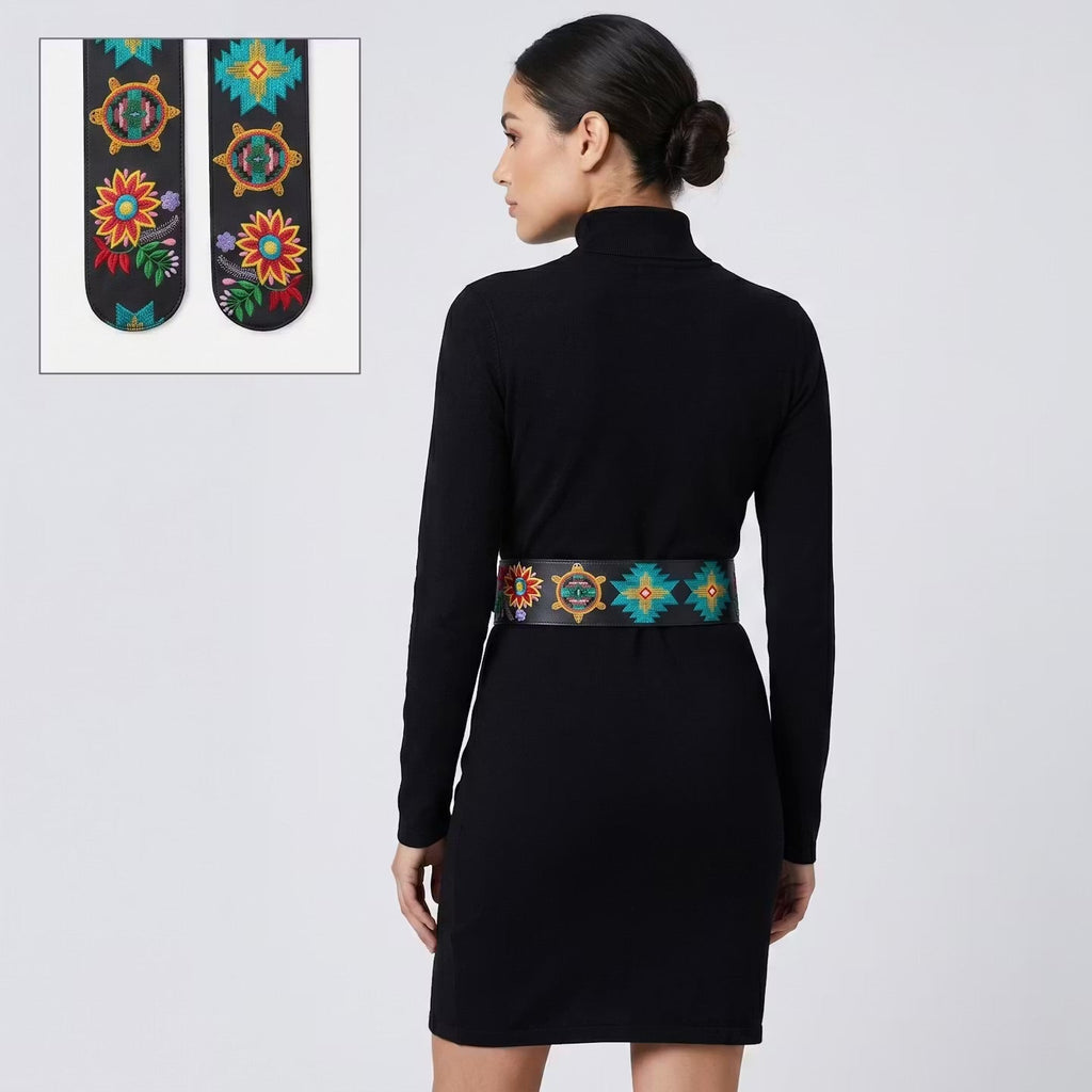 Ceinture Héritage en Cuir Regalia (Tortue)