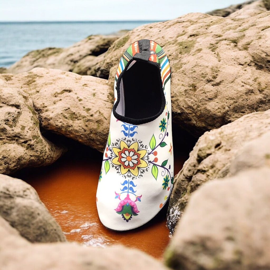 Chaussures Aquatiques Blanches Bloom OLDTRIBES™
