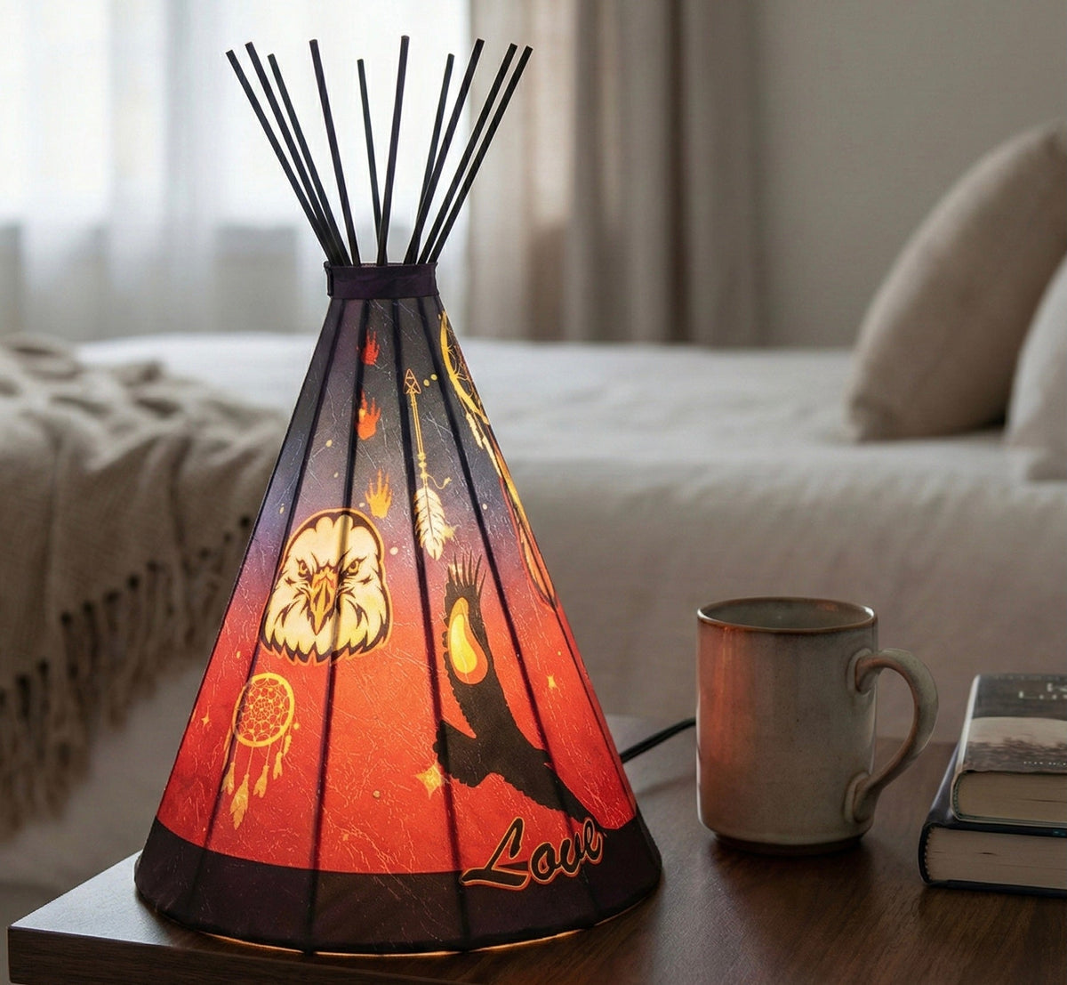 Lampe de table tipi Aigle