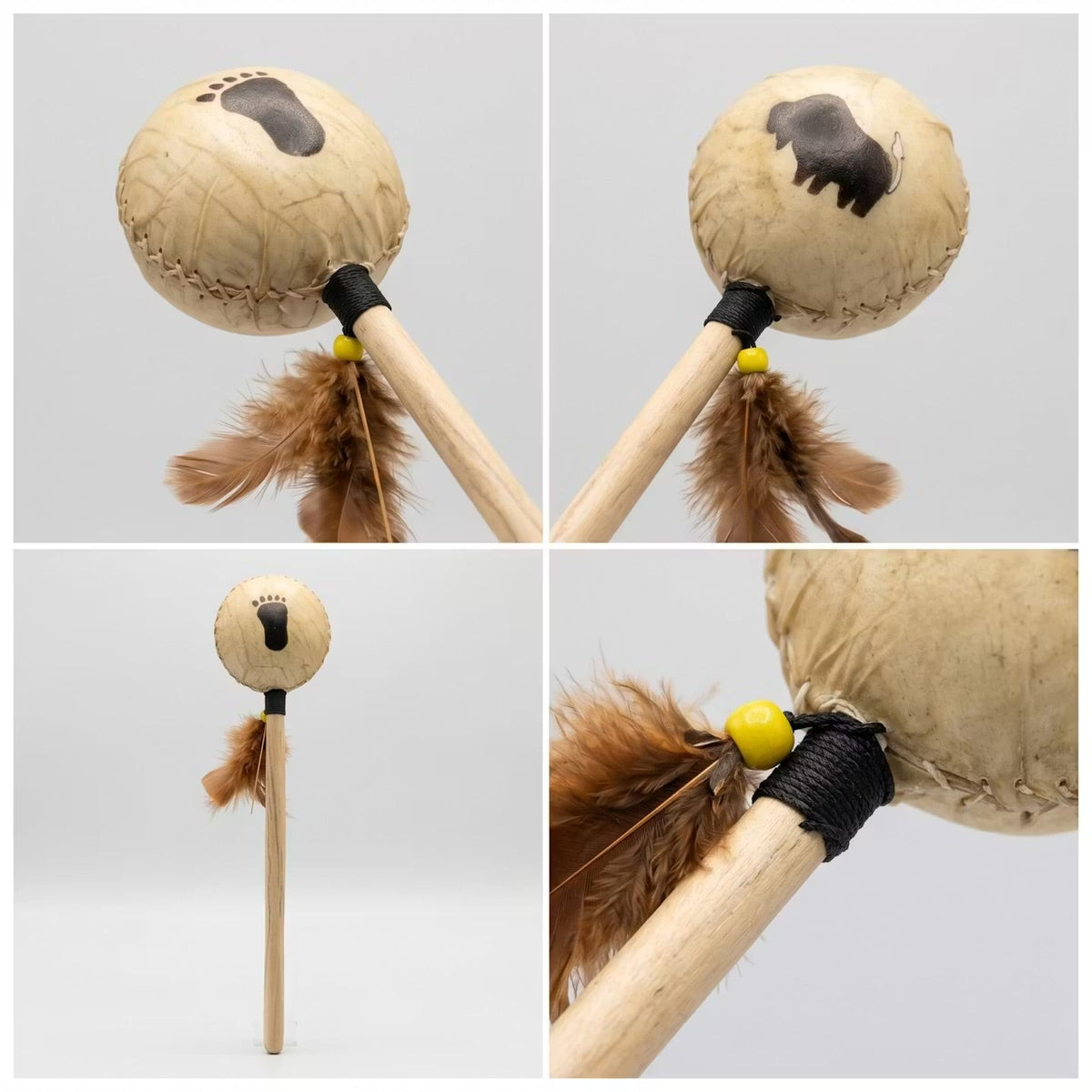 Hochet de cérémonie artisanal (3)