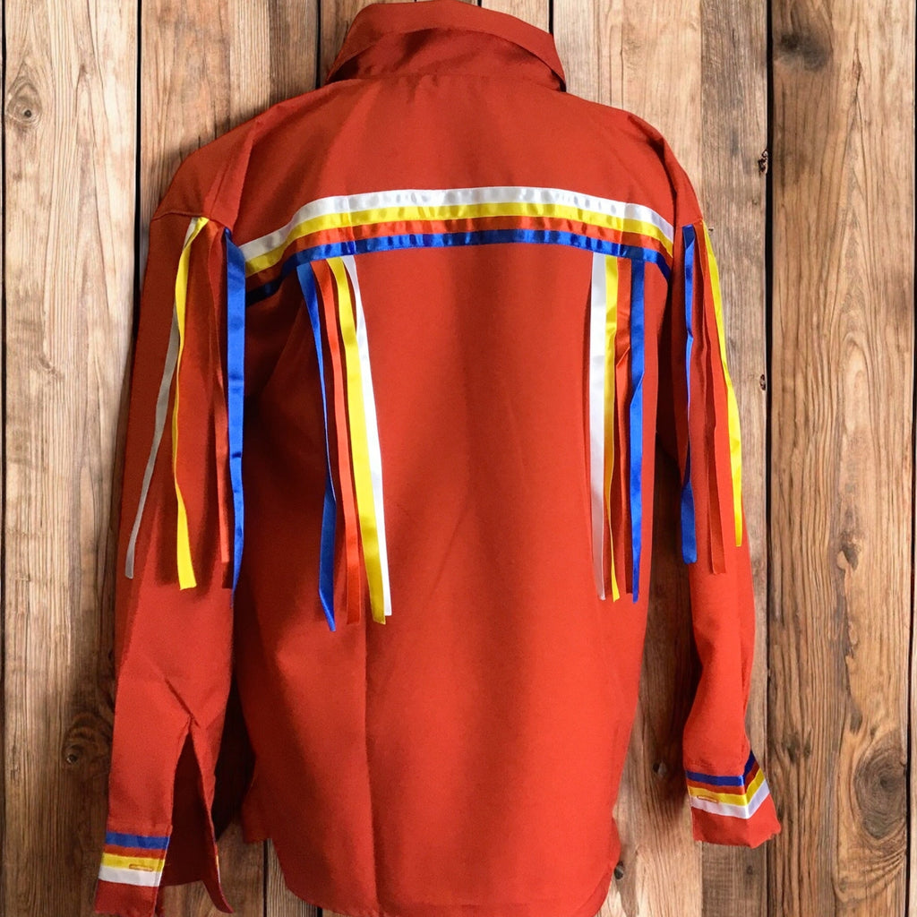 Chemise à ruban rouge