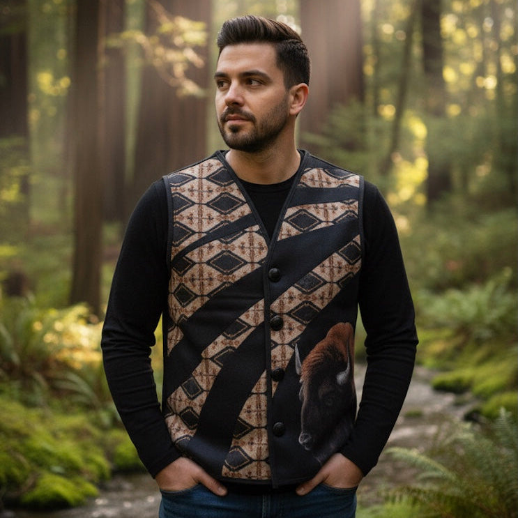 Gilet Buffalo Native (Noir)