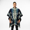 Poncho en Laine Fait Main Tortue