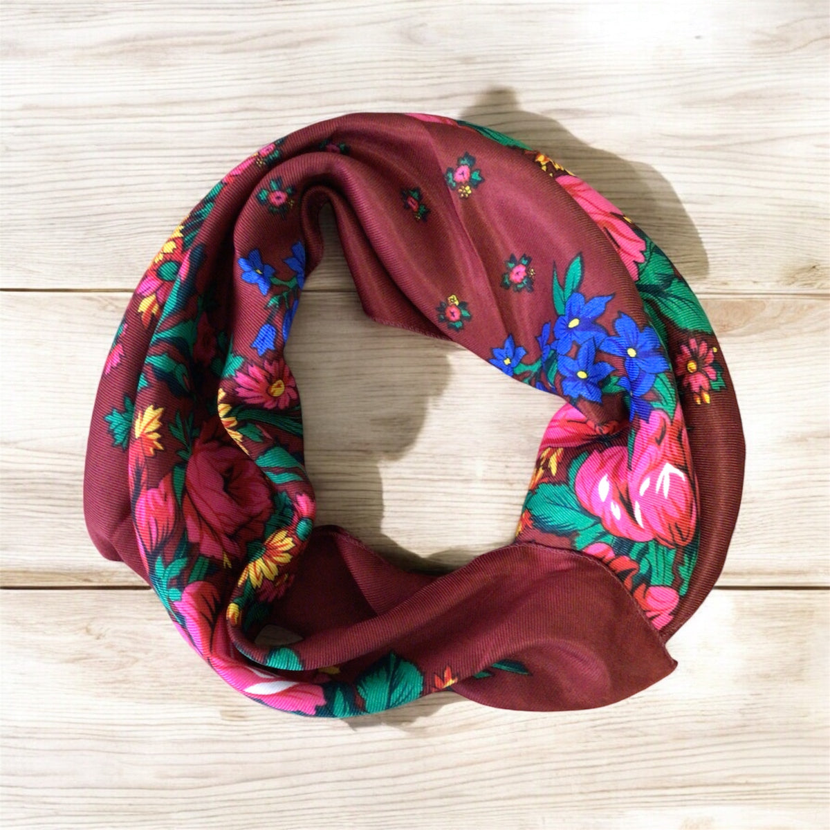 Foulard Kookum bourgogne