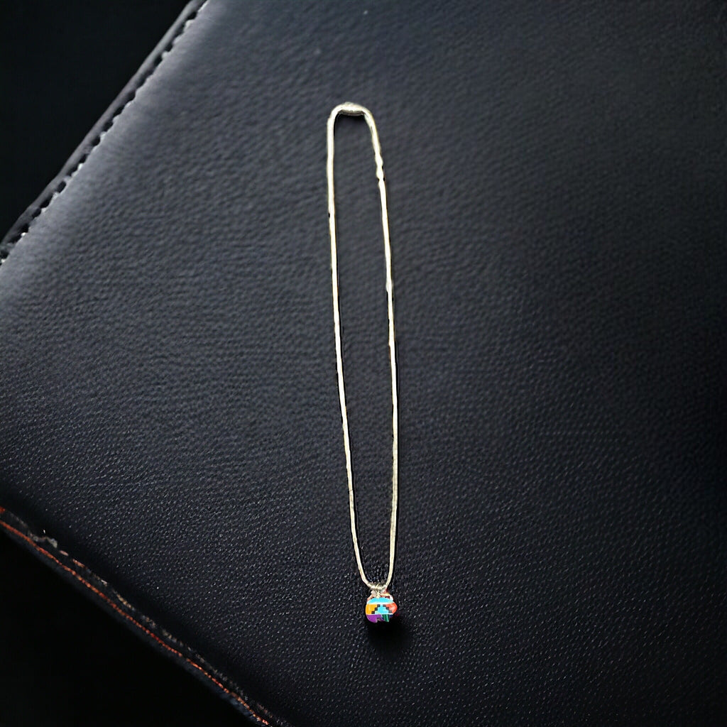 Colliers Rouges et Oranges en Argent Sterling OLDTRIBES™