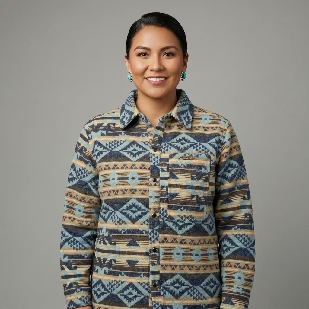 Veste Grand Canyon Bleue et Crème (Unisexe)