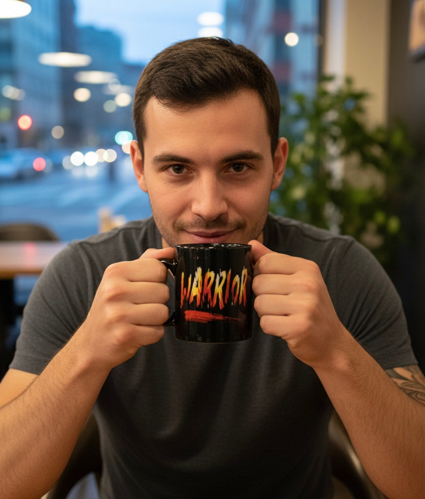 Tasse en céramique noire style Sud-Ouest OLDTRIBES™