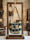 Sac bandoulière bleu marine aigle OLDTRIBES™