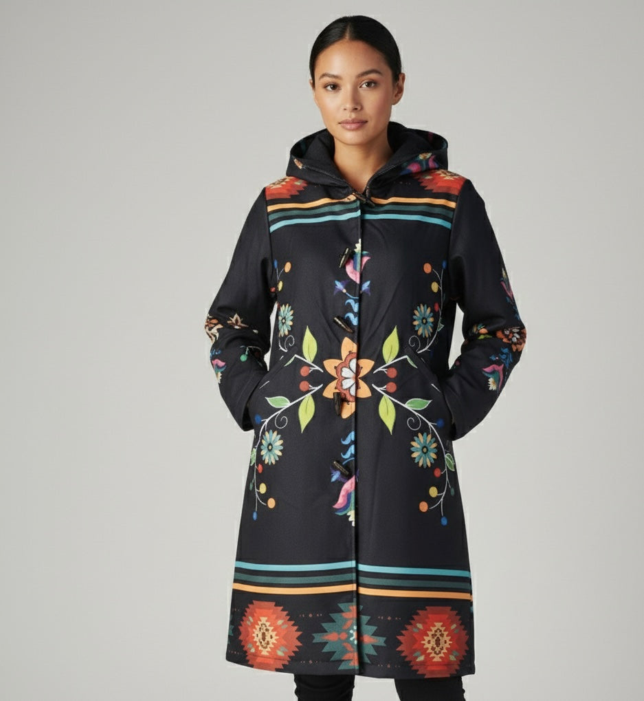 OLDTRIBES™ Sacred Bloom Long Coat