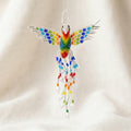 Colibri à perles d'argent