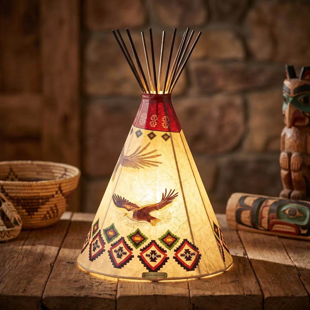 Lampe Aigle volant Lampe Tipi
