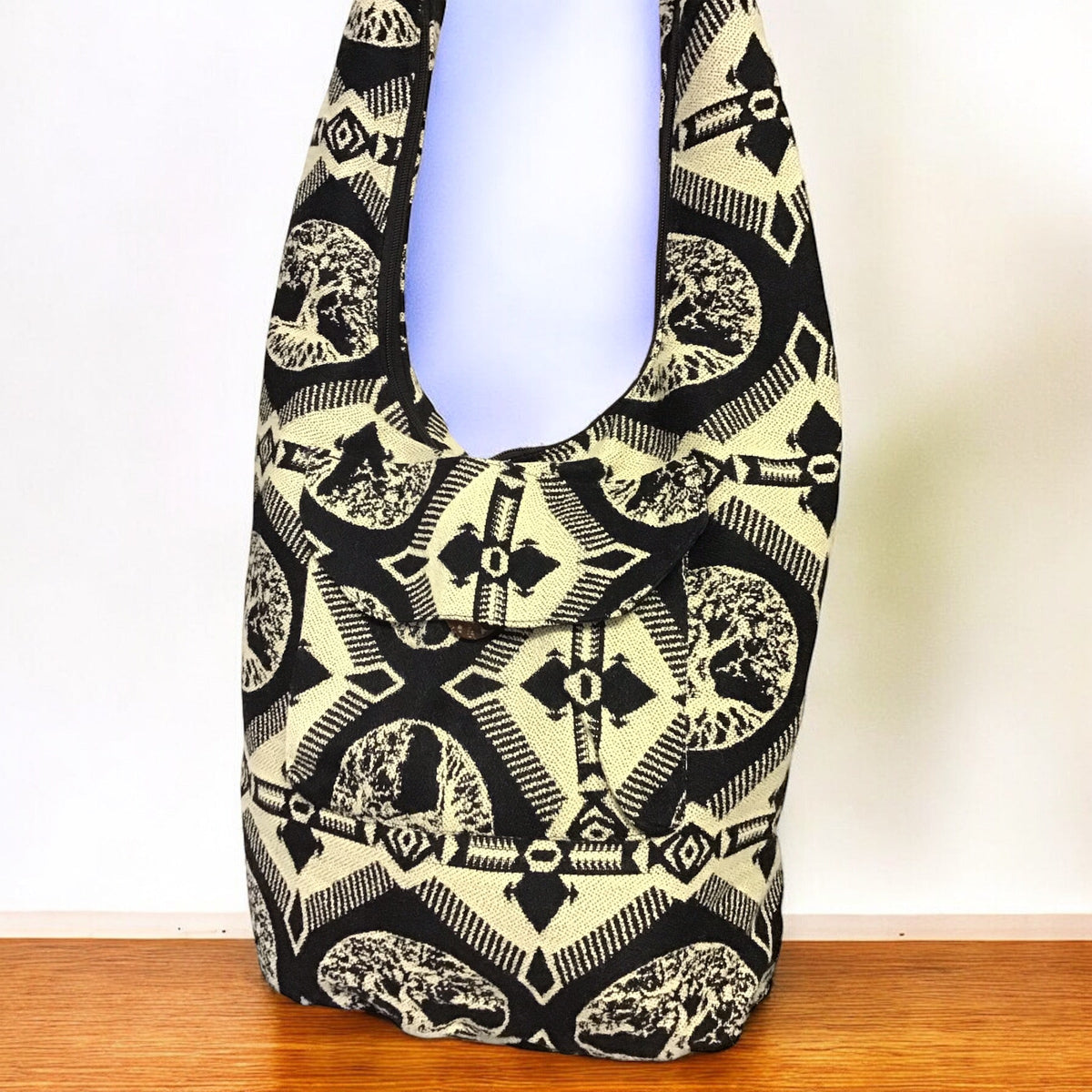 OLDTRIBES™ Noir Sac Bandoulière Arbre de Vie