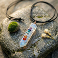 Pendentif unisexe blanc Chakra épée naturelle