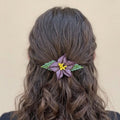 Barrette à cheveux perlée Dusty Lavender Ember Bloom