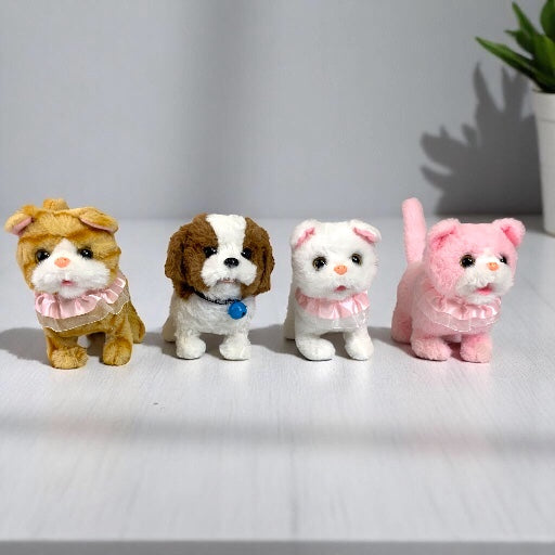 Peluche interactive pour animaux de compagnie avec mouvement électrique