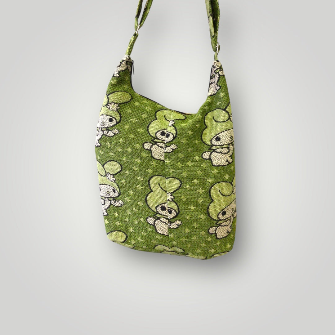 Sac bandoulière Sanrio Kitty vert