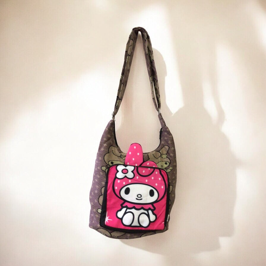 Sac bandoulière beige Hello Kitty Sanrio