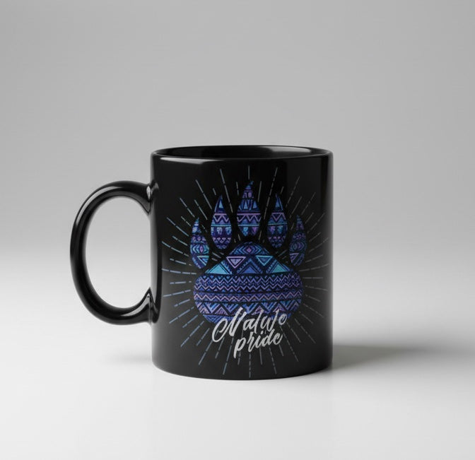 Mug en céramique noire style Sud-Ouest OLD TRIBES™