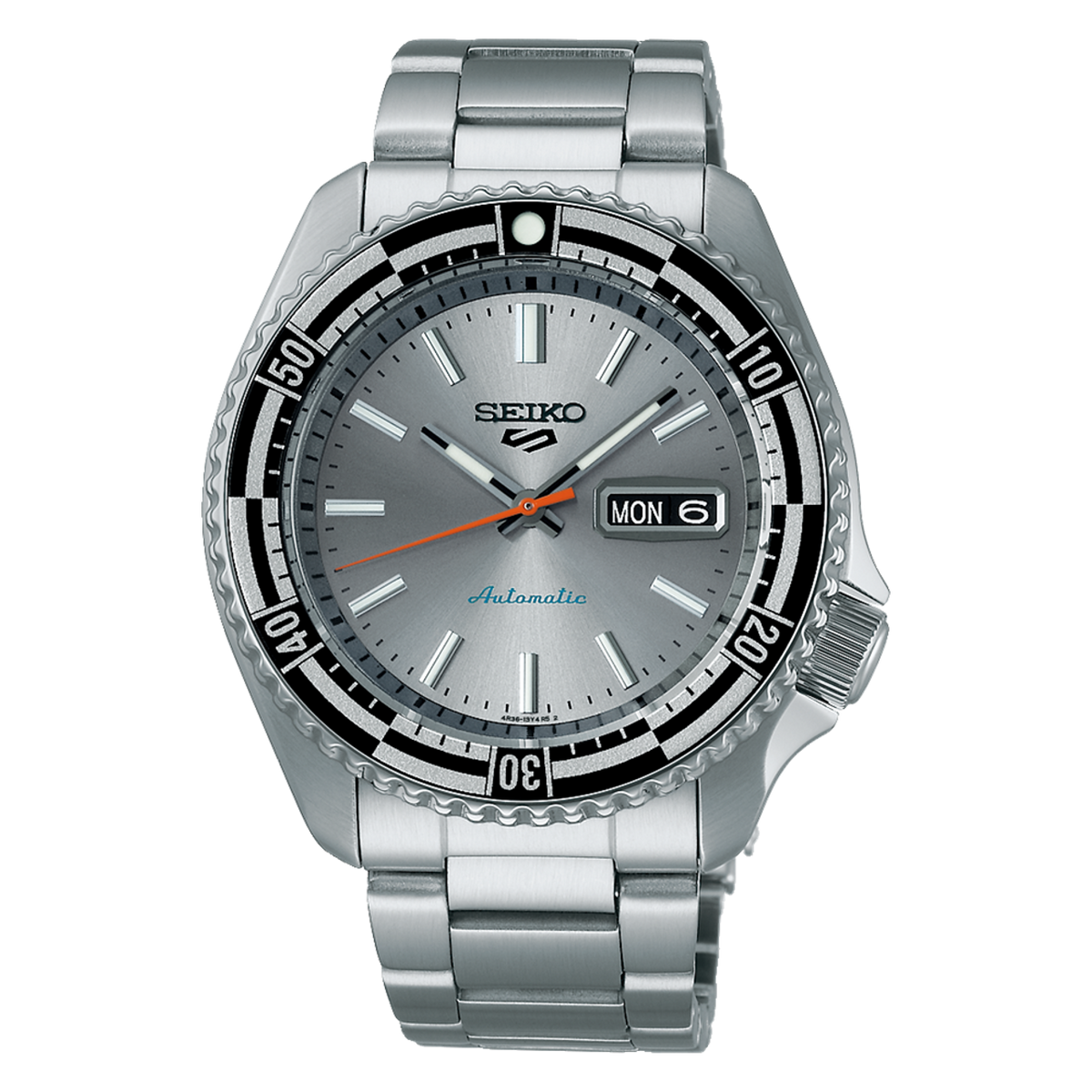 SEIKO 5 Sports 55e Anniversaire Style SKX 1969 Édition Spéciale Argent | SRPK09K1
