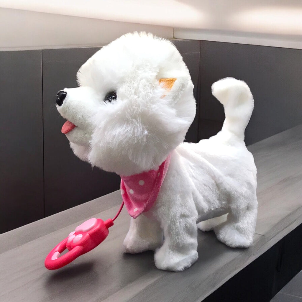 Grande peluche chien électrique interactive qui marche