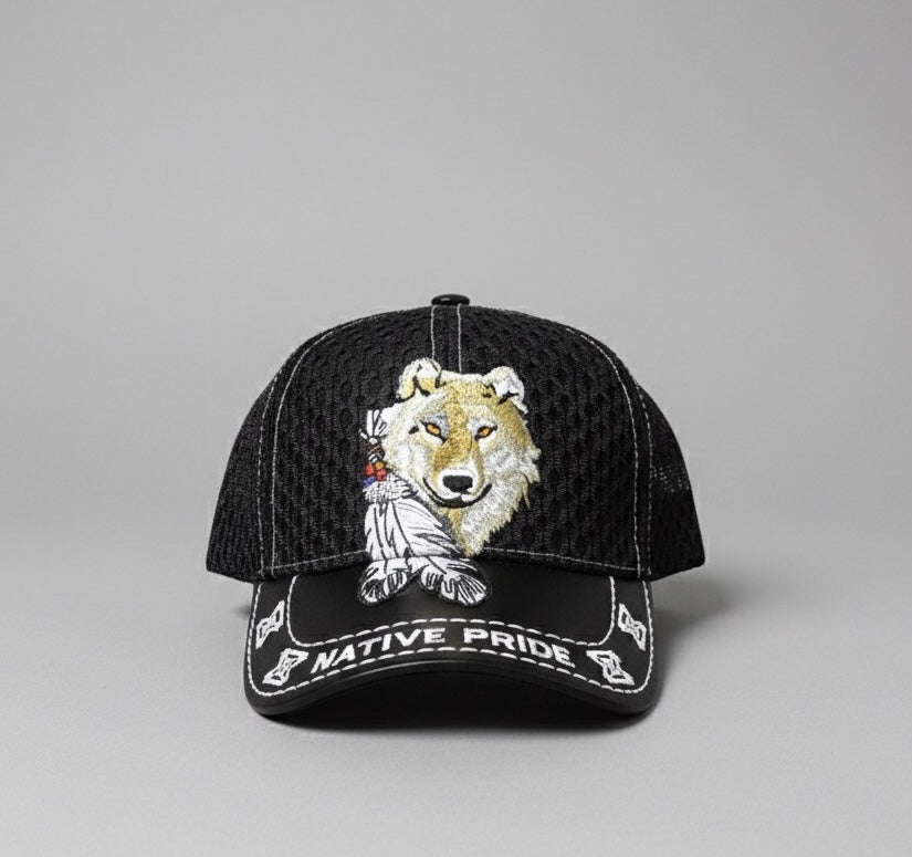 Casquette Indigène Loup